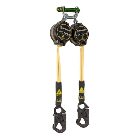 Safewaze Latitude Pro Arc Flash 7ft Dual Web SRL: 9013 BWB, Dielectric Snap Hooks 020-5221